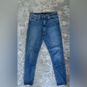 Hudson “Barbara” Jeans Skinny Indigo Blue Denim
